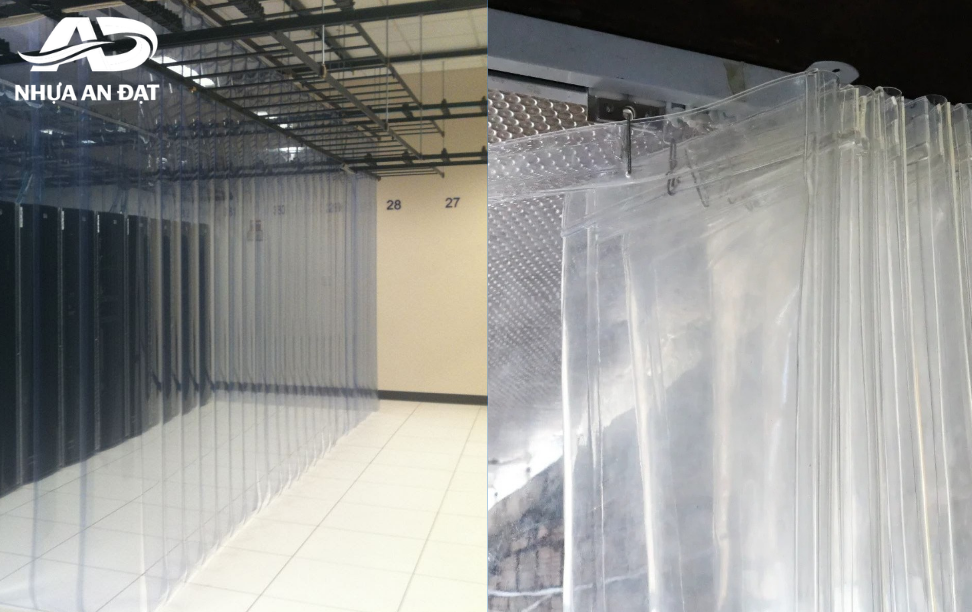 Rèm nhựa PVC màu và rèm nhựa PVC trong suốt khác nhau ở điểm nào?